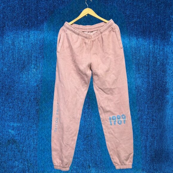 Taylor Swift 1989 Taylors Version Album Synth Pop Joggers L - Picture 1 of 4